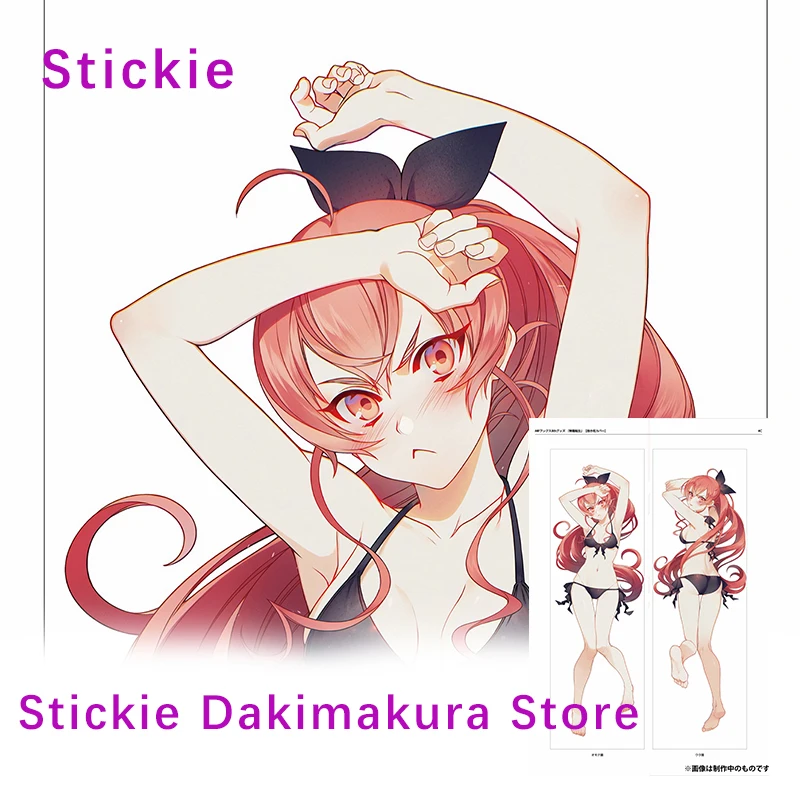 Dakimakura Mushoku Tensei Eris Greyrat أنيمي مزدوجة الوجهين طباعة الحياة حجم وسادة للجسم غطاء المخدة