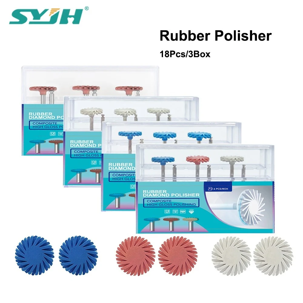 

Набор полировальных дисков SYJH, 18 шт. (3 коробки), для грубой/средней/тонкой полировки, спиральные, гибкие, для стоматологического композитного материала, полировальные круги, стоматологический материал
