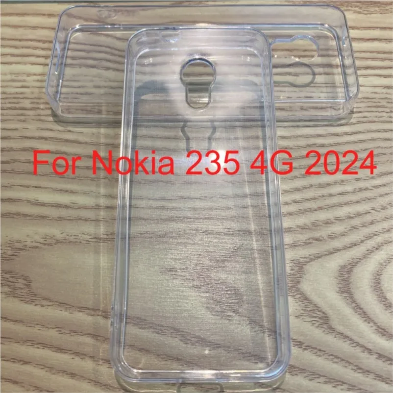 235 4g 2024 case clear soft silicone tpu back cover shell guard on for nokia 235 4g 2024 phone case slim shockproof protector