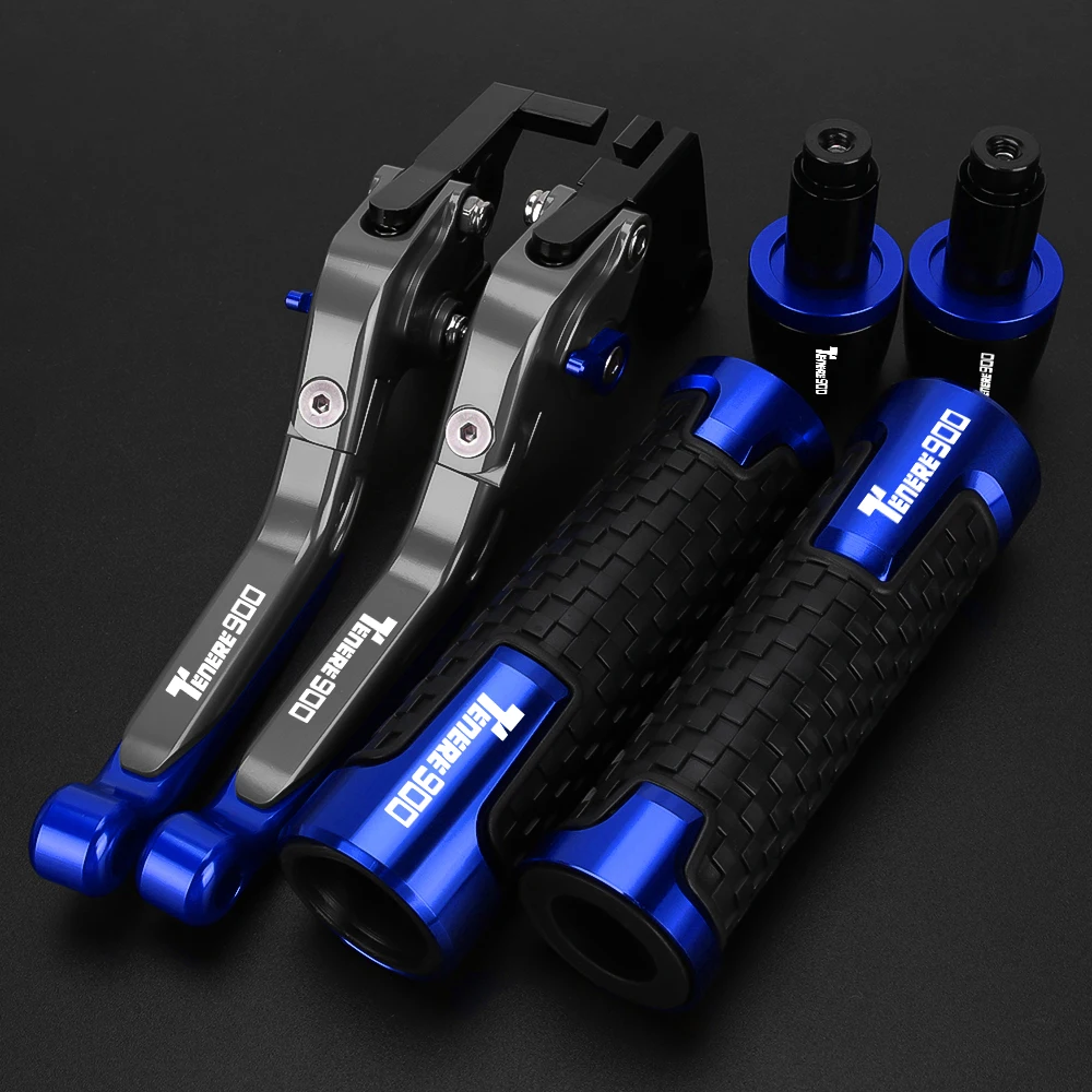 Motorcycle Aluminum Adjustable Brake Clutch Levers Handlebar Hand Gripss FOR YAMAHA TENERE 900 TENERE 700/900 2019 2020 2021