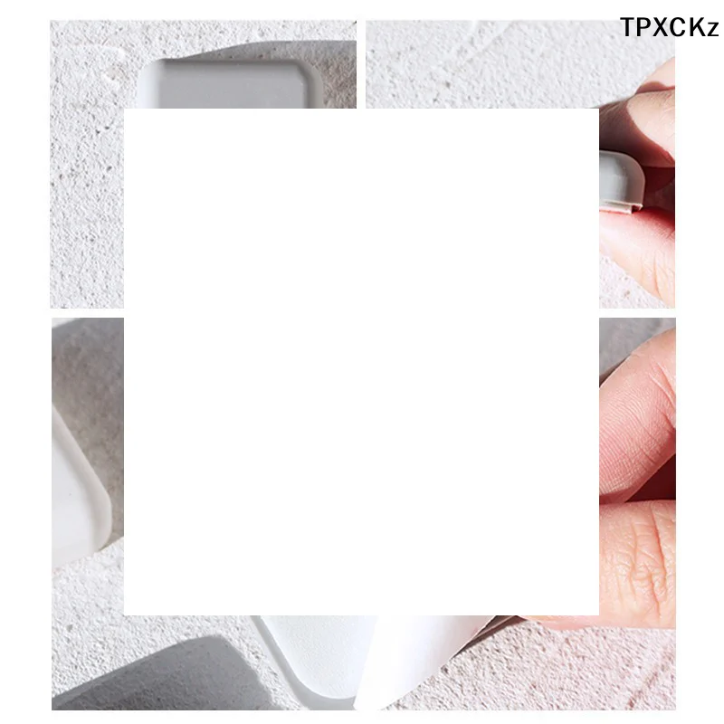 1/2/4 قطعة ذاتية اللصق سيليكون الباب سدادة جدار حماة كتم المضادة للصدمات عازلة تحطم وسادة مقبض الباب حماية