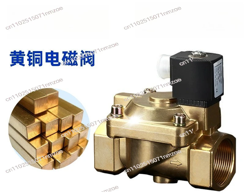 Normally Closed Solenoid Valve Diaphragm Type Brass Solenoid Valve DN40~DN50 Large Caliber Water Solenoid Valve