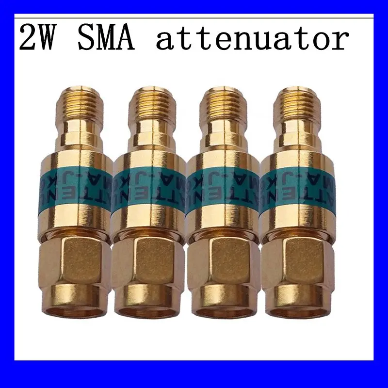 Darmowa wysyłka 2W SMA-JK koncentryczny tłumik RF, DC do 6.0GHz ,50ohm,1db,2db,3db,5db,6db,10db,15db,20db,30dB