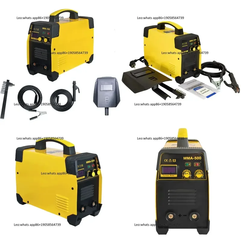 POLARIS 500A Manual ARC Welder 1.8m Cables 60% Cycle 220V DC Motor for Construction Portable IGBT Core Motor Components