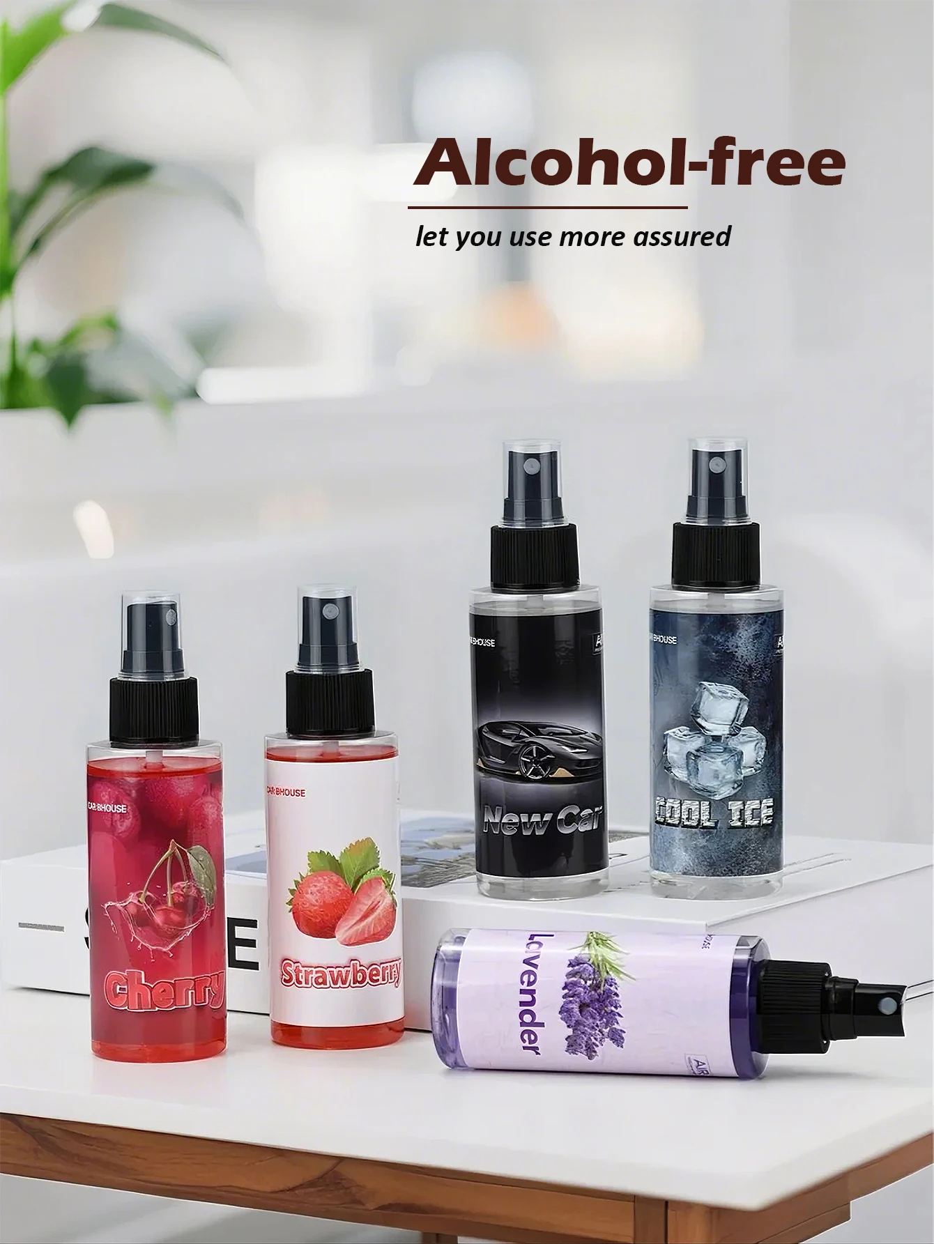 معطر هواء 100 مل/3.38 أونصة 10 روائح، يزيل الروائح بسرعة، عطر يدوم طويلاً، هواء منعش، مناسب للمنزل والسيارة والهدايا #2