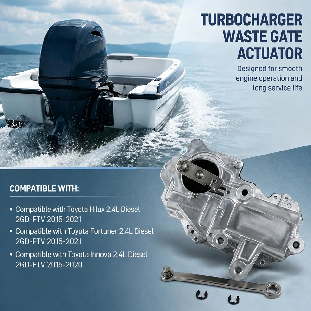 For Toyota Fortuner Hilux Innova 2.4L 2015-2020 Turbocharger Wastegate Actuator 17201-11070 CTC86023 17201-11080 17201-11110