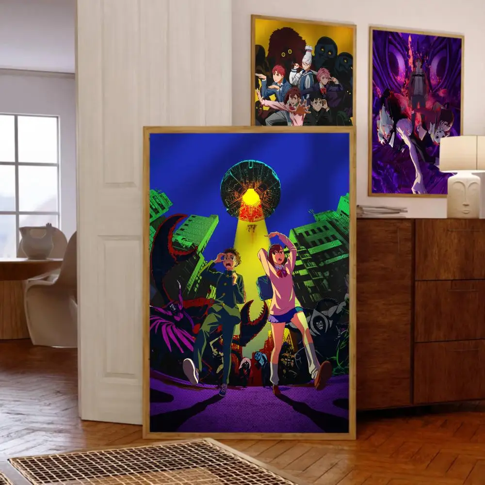 أنيمي Dandadan ملصق HD الفن لزجة جدار مقاوم للماء غرفة المعيشة المنزلي غرفة نوم بار الديكور الجمالي #1