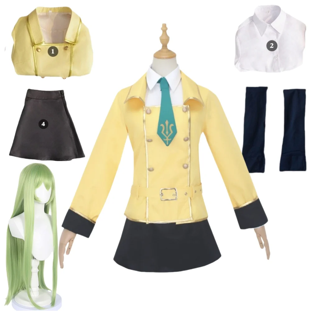 Shirley Fenette Cosplay Costumes Anime Code Geass Lelouch of the Rebellion Dress Wig Halloween Costume Women