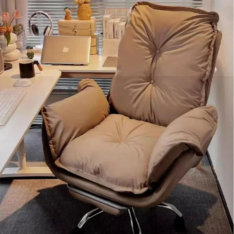 Accent High Back Office Chair Comfortable Nordic Luxury Rolling Office Chair Gamer Armchair Sillas De Oficina Salon Furniture