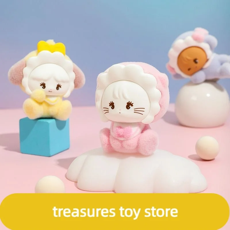 

Mikko Furry Series, оригинальные аниме-фигурки, слепая коробка, кавайный мультяшный декор для рабочего стола, милые мини-куклы, игрушки, Коллекционная модель, комплект, подарок