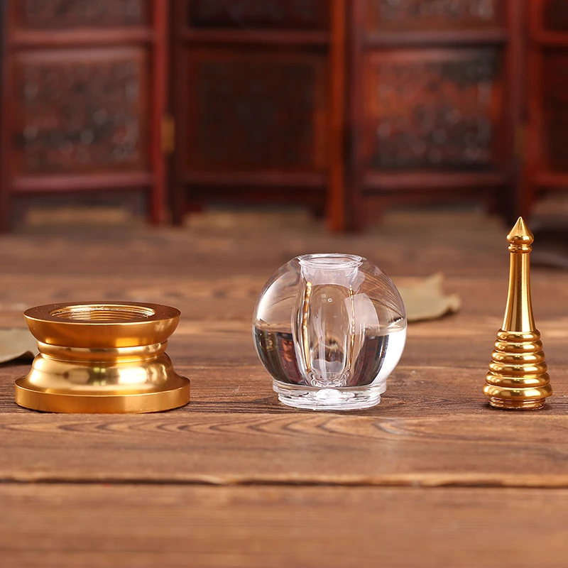 Special Offer Buddhism Supplies Luxury Tibet Quintar Stupas Temple Exquisite Electroplating Furnishing Dagoba Temple Home Decor