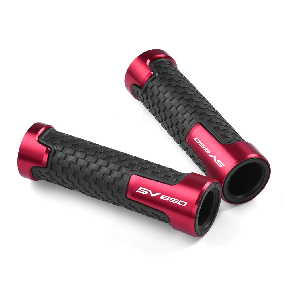 Motorcycle Handlebar Grips aluminum Rubber Moto Handle Thruster Grips Accessories For Suzuki SV650 X/S SV650S SV650x SV 650