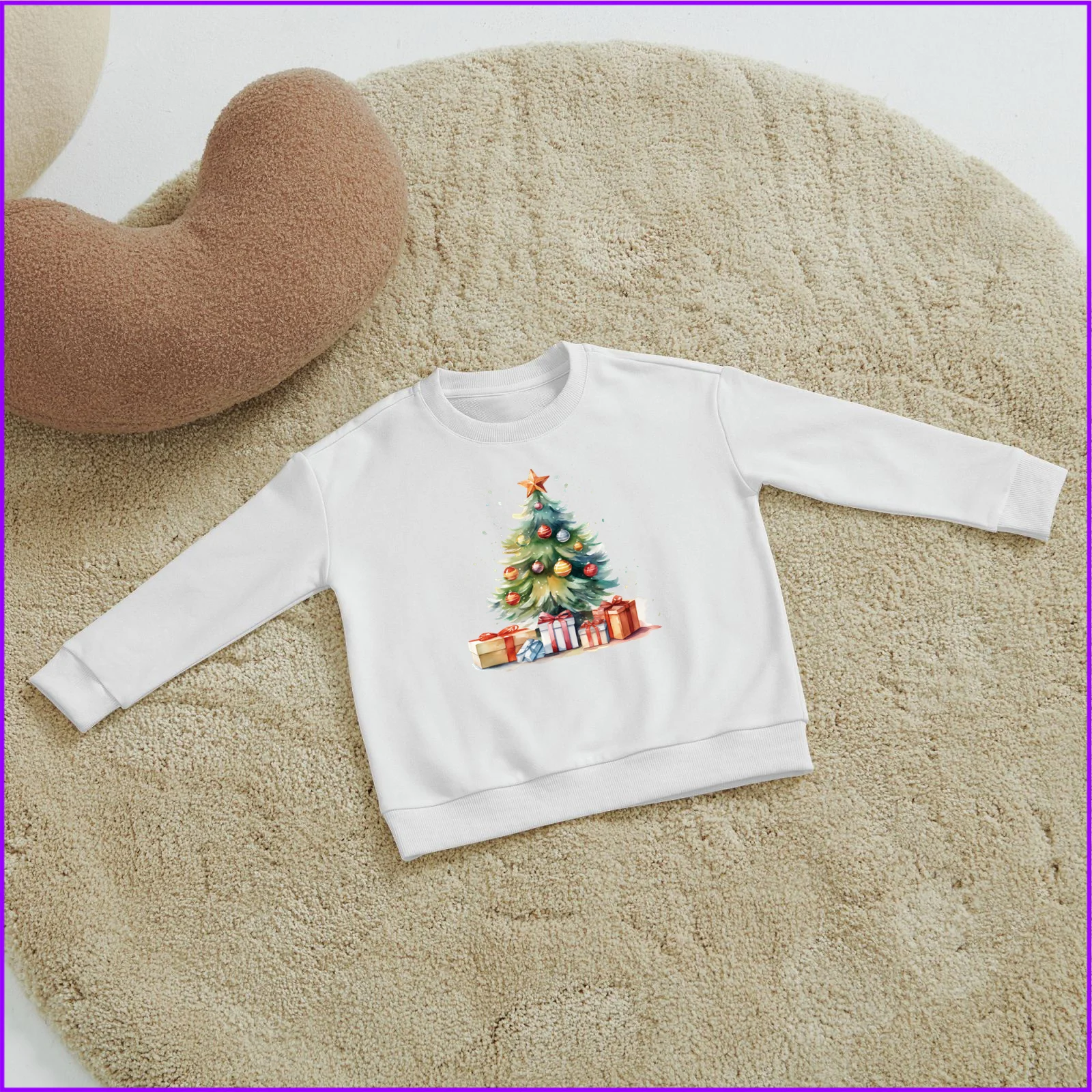 Cute Merry Christmas Tree Gift Sja3120 Kids Boys Girls Hoodies Sweatshirts Nightmare Wednesday Outerwear Sweaters Winter Teenage