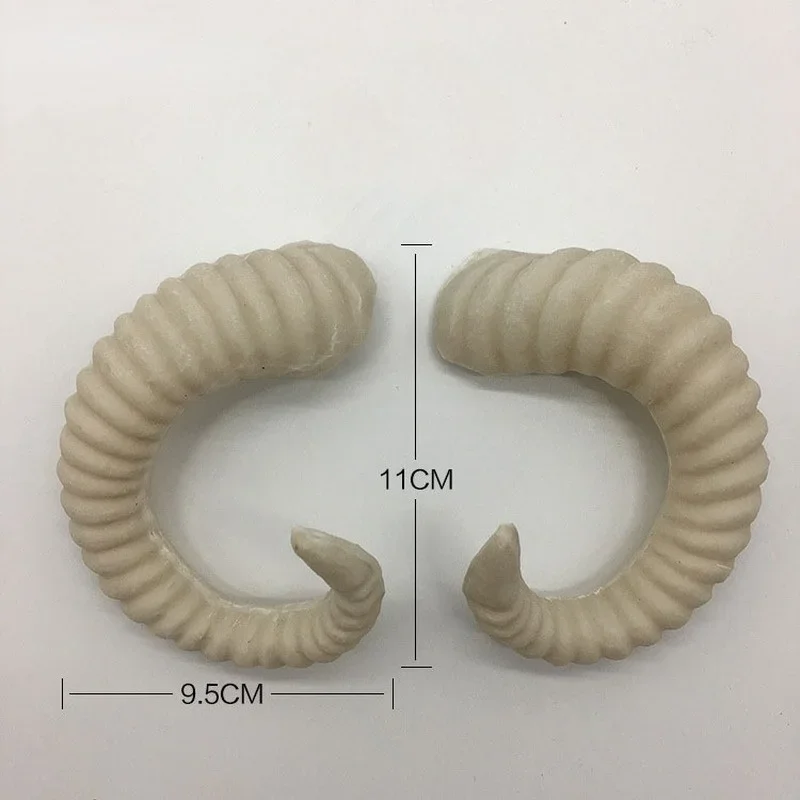 Czarne białe rogi owiec opaski do włosów imitacja kozy róg uszy sztuczne Anime przebranie na karnawał Halloween boże narodzenie