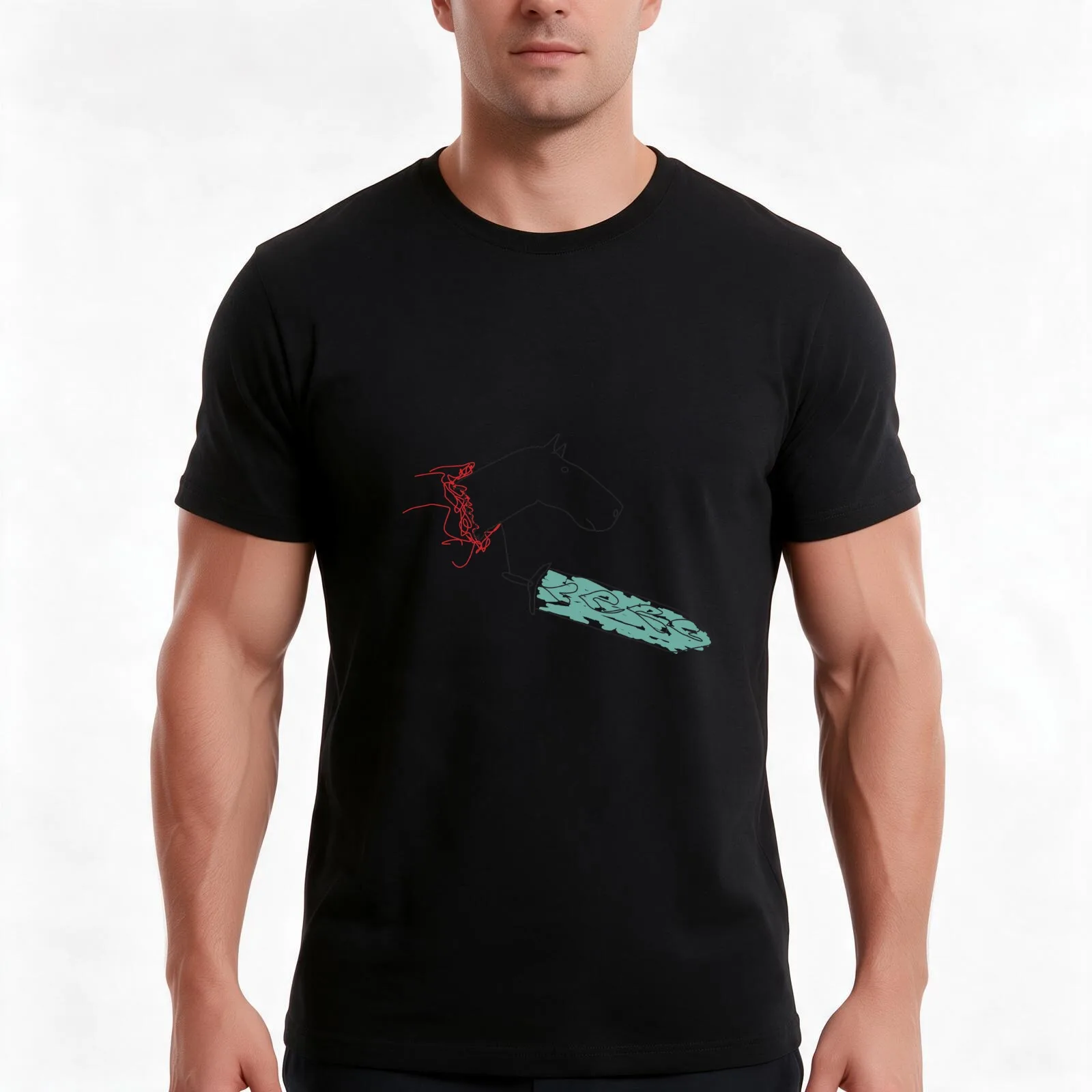 Ludwig, The Holy Blade T-Shirt, Summer Casual Cotton Tee, Oversized Streetwear Tops, Vintage Graphic Print, Unisex Men Women