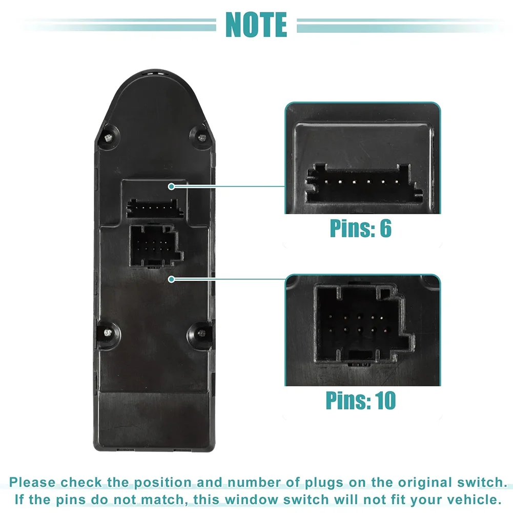 

Window Switch Replacement Window Control Switch Vehicle Repair Stable Characteristics Brand New Easy Installation