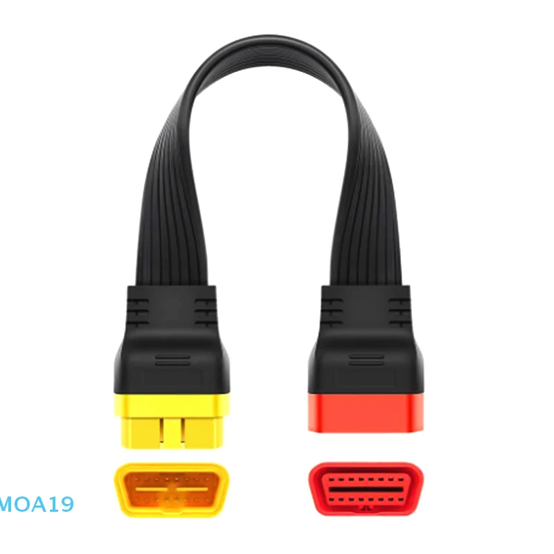 

OBD2 OBDII удлинительный кабель «папа-мама» 16-контактный диагностический инструмент для ELM327 Launch Think Diag адаптер негинальный