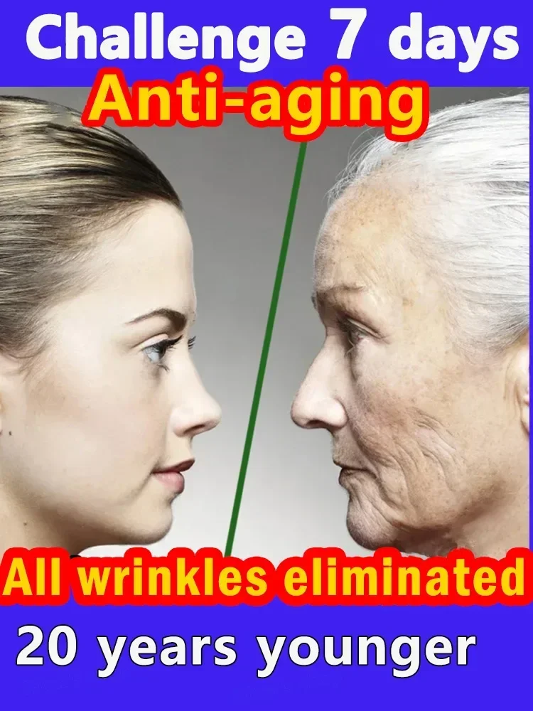 Effective anti-ageing and anti-wrinkle facial serum to remove facial wrinkles fine lines around the eyes crow\'s feet neck wrinkl