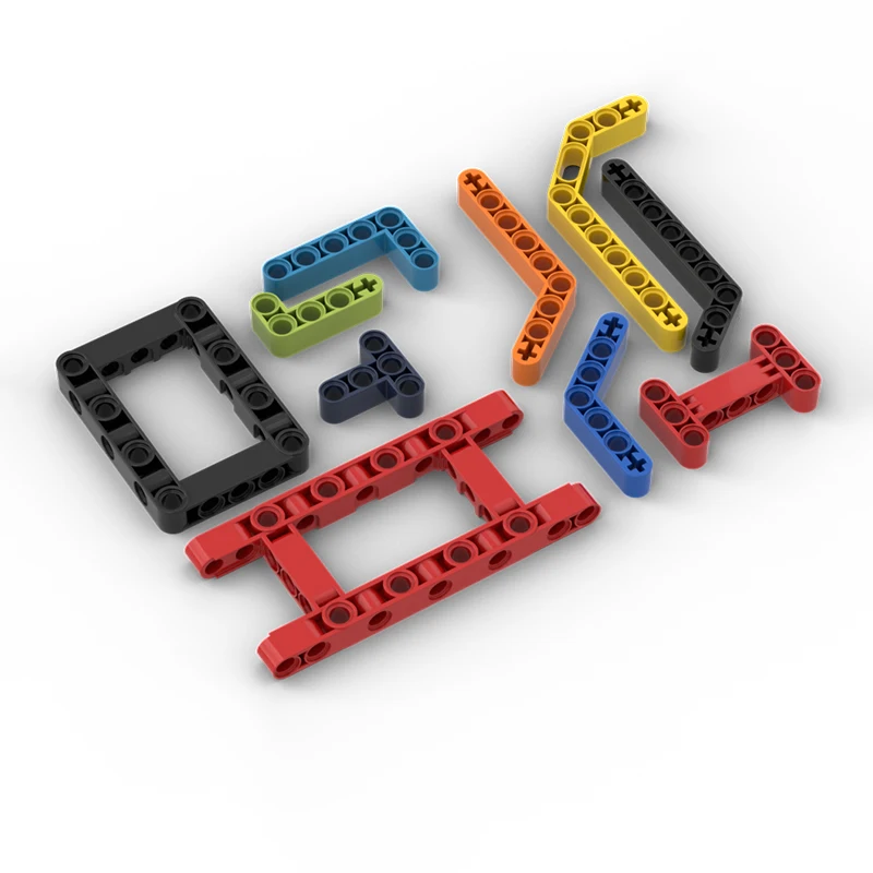 NEW Technical Beams Thick/Thin Bricks Parts with Alternating Holes MOC 2391 73507  71710 71708  80286 32250 Building Blocks Toys