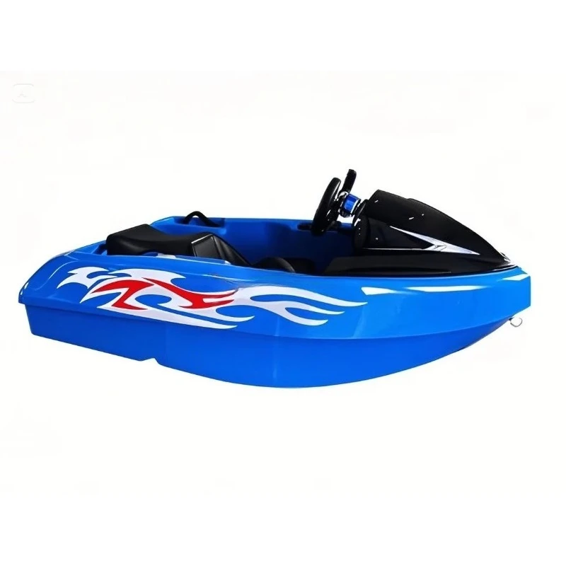 Custom Mini Electric Jet Ski for Outdoor Water Karting Races Fiberglass Go Karting on Lake or Ocean Waters