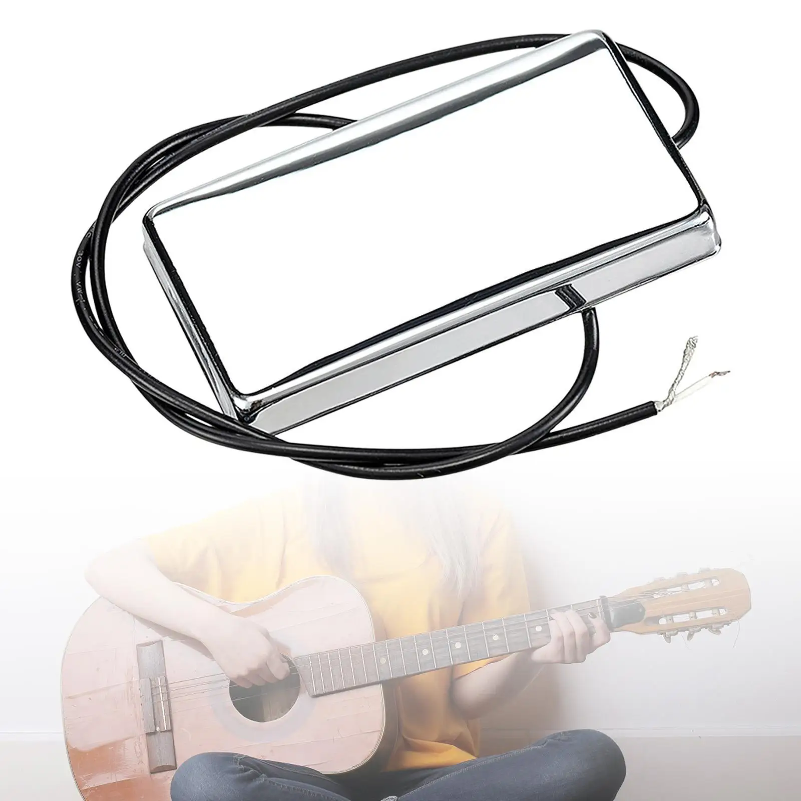 

Guitar Pickup Box Guitar Parts Professional Spare Parts Replacement Humbucker Pickup Cover Musical Instrument Part Closed Shell