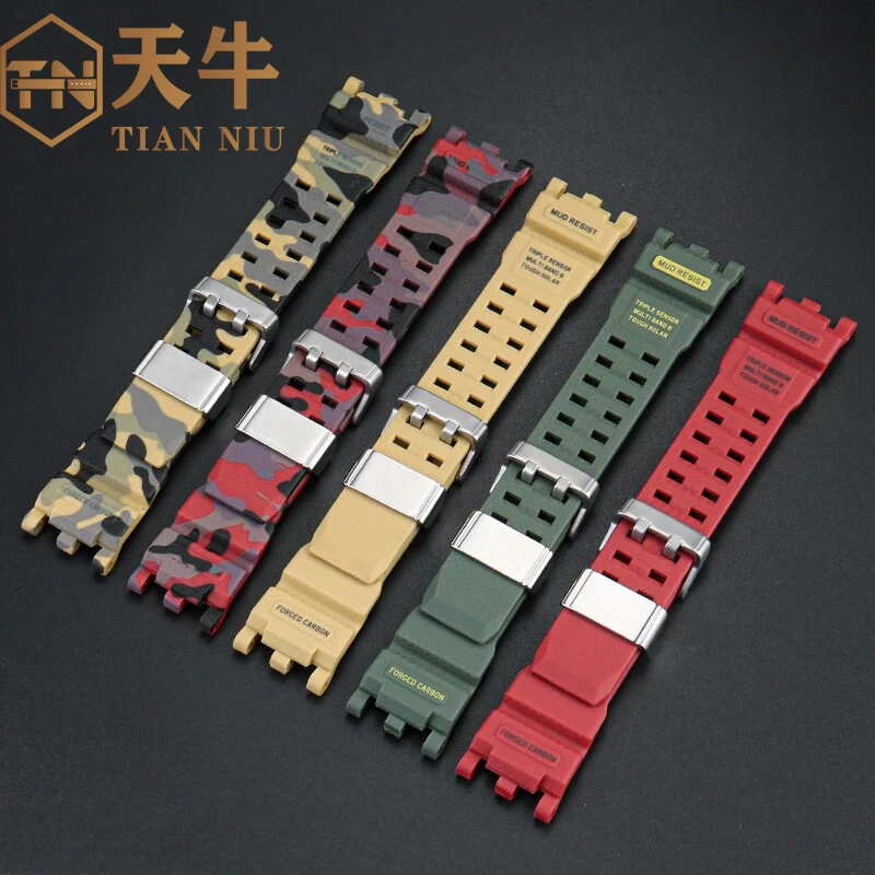 ساعة رجالية من الراتينج المطاطي ، حزام كاسيو ، الجيل الثاني ، ملك الطين الكبير