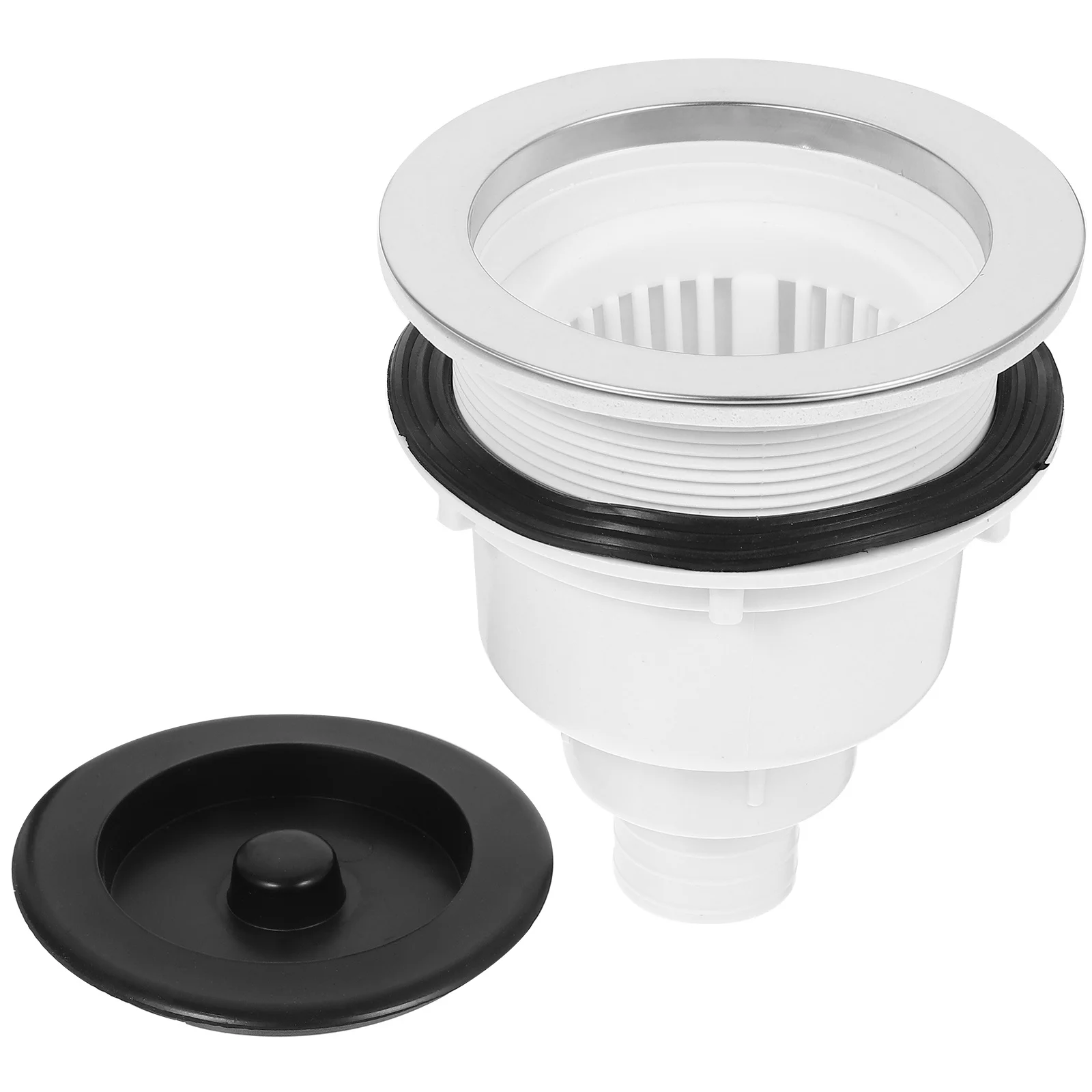 

Керамический фильтр для раковины, салонный шампунь, сливная пробка для кровати, нержавеющая сталь, простая установка, универсальное использование, ловушка для волос