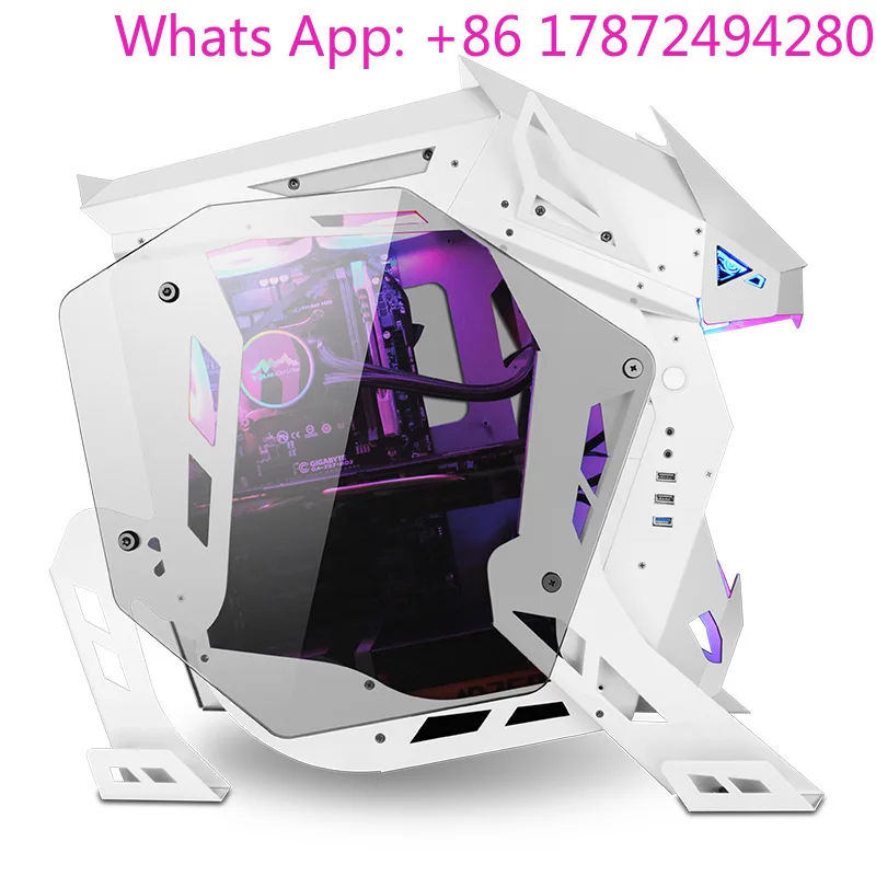 High Quality Full Tower PC Case Gaming ATX  Computer Case Gamer PC Cabinet F927 Unusual Design Gaming Computer Case