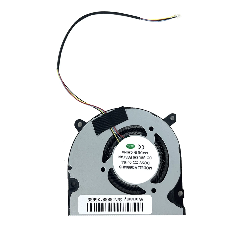 Ventola Di Ricambio Per CPU Laptop – Modello 6004RVH-M51-598, DC5V, 90 Giorni Di Garanzia, Verifica Cablaggio Obbligatoria