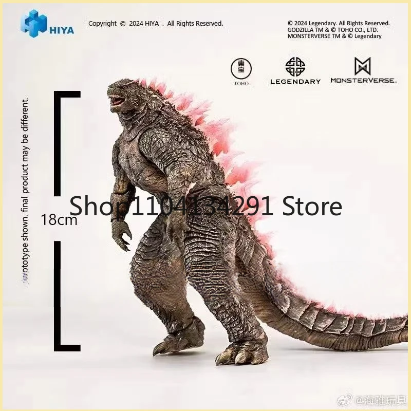 Original HIYA Haia Godzilla contre. Kong 2 : Empire Rises EVOLVED figurine modèle cadeau d'anniversaire article de collection