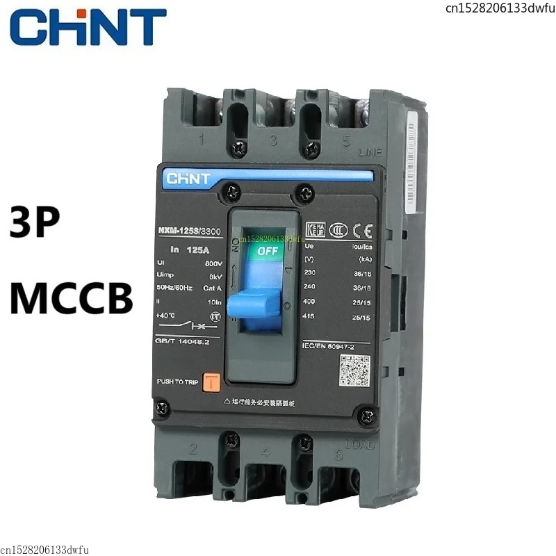 CHINT 10A-630A MCCB NXM Series 3P 4P Molded Case Circuit Breaker EZC100 NSX100 NSX100F EZC100F EZC100H 100A 160A 200A 250A 630A