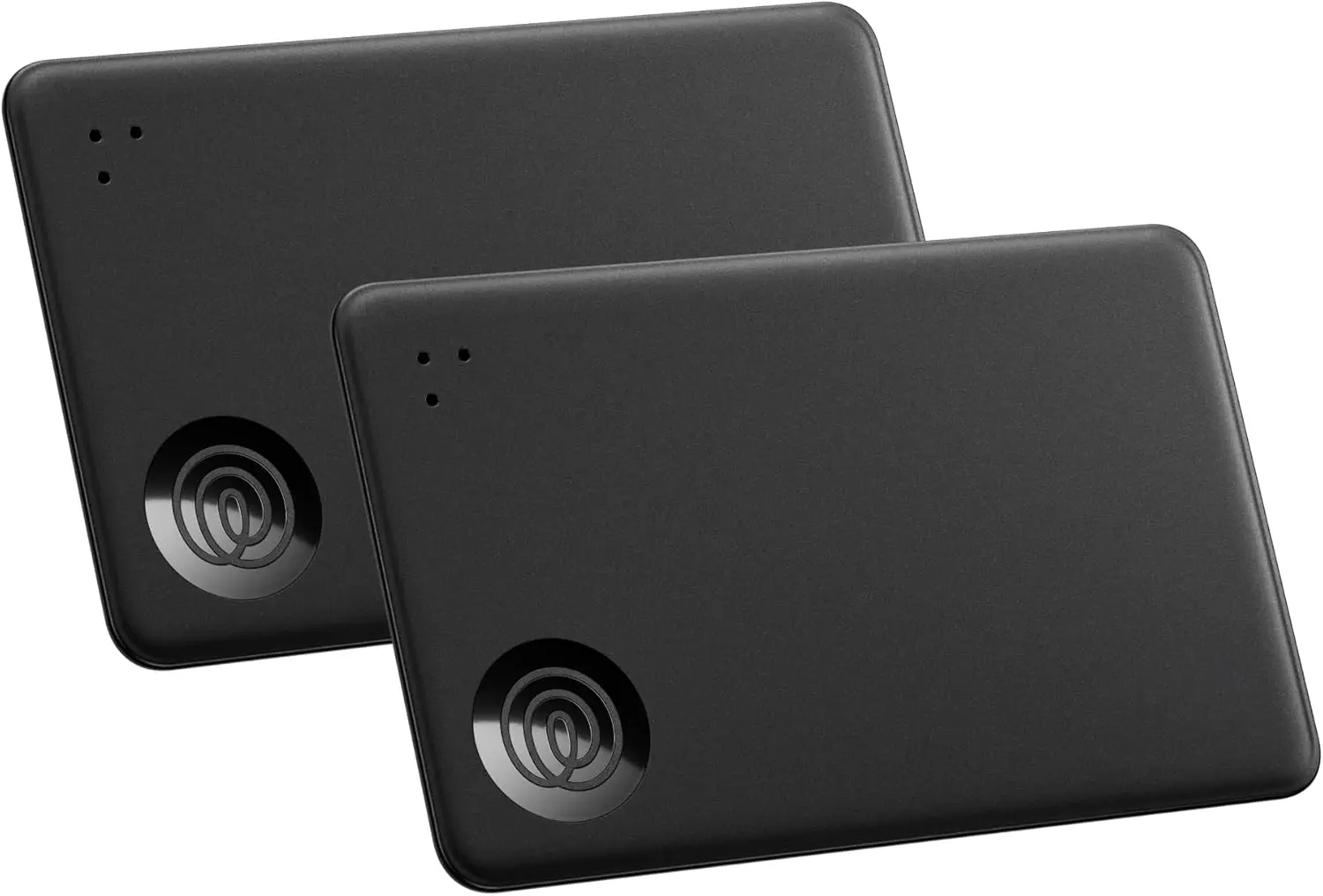 

Тонкий GPS-трекер и Bluetooth-трекер для кошельков, багажа, паспортов - совместим с iOS/Android, локатор для телефона, 2 шт., черный