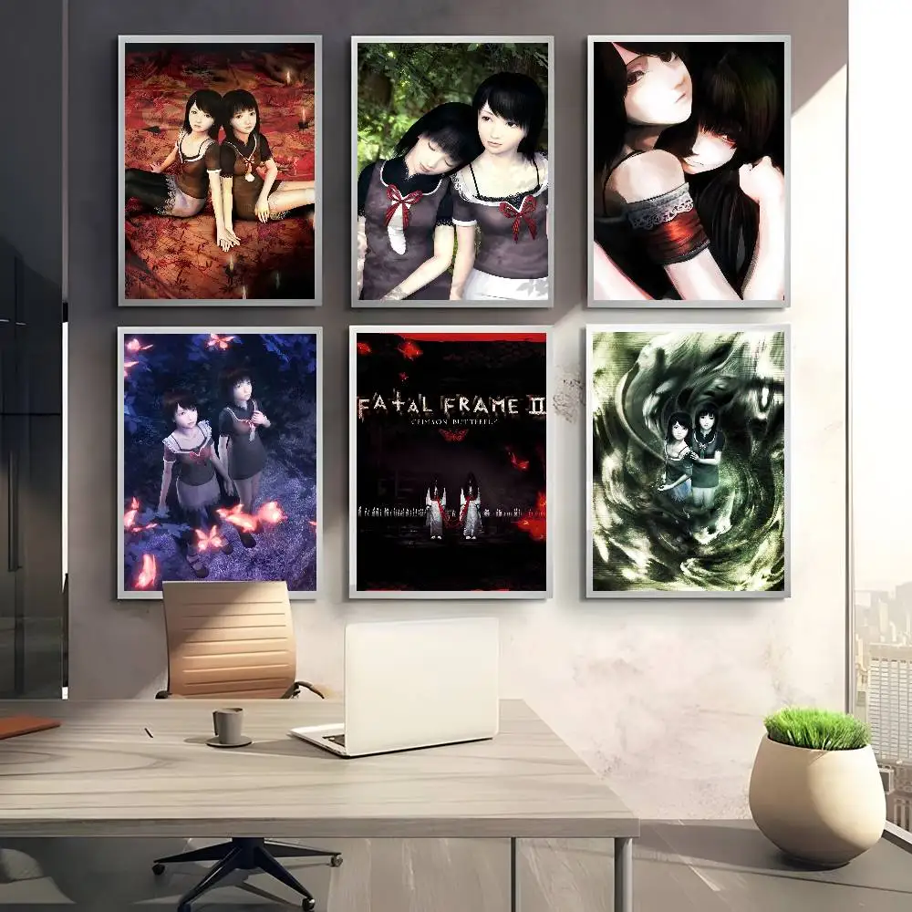 لعبة الإثارة F-Fatal FrameS II ملصق جدار الفن لغرفة النوم غرفة المعيشة المدخل بار هدية تزيين المنزل