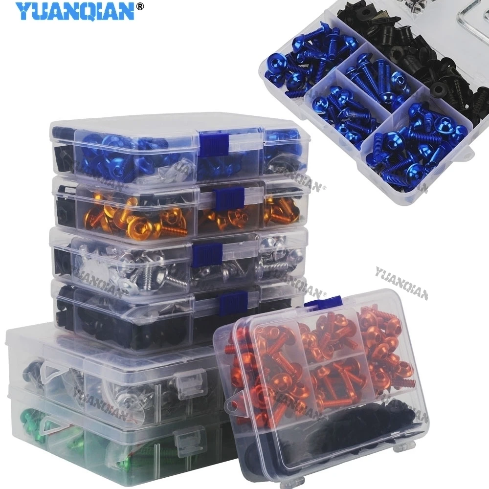 

A Set M6 M5 FOR YAMAHA NMAX 125 155 2015-2019 2021 2022 2023 NMAX125 NMAX155 Fairing Bolts Kit Bodywork Fasteners Screws Nut