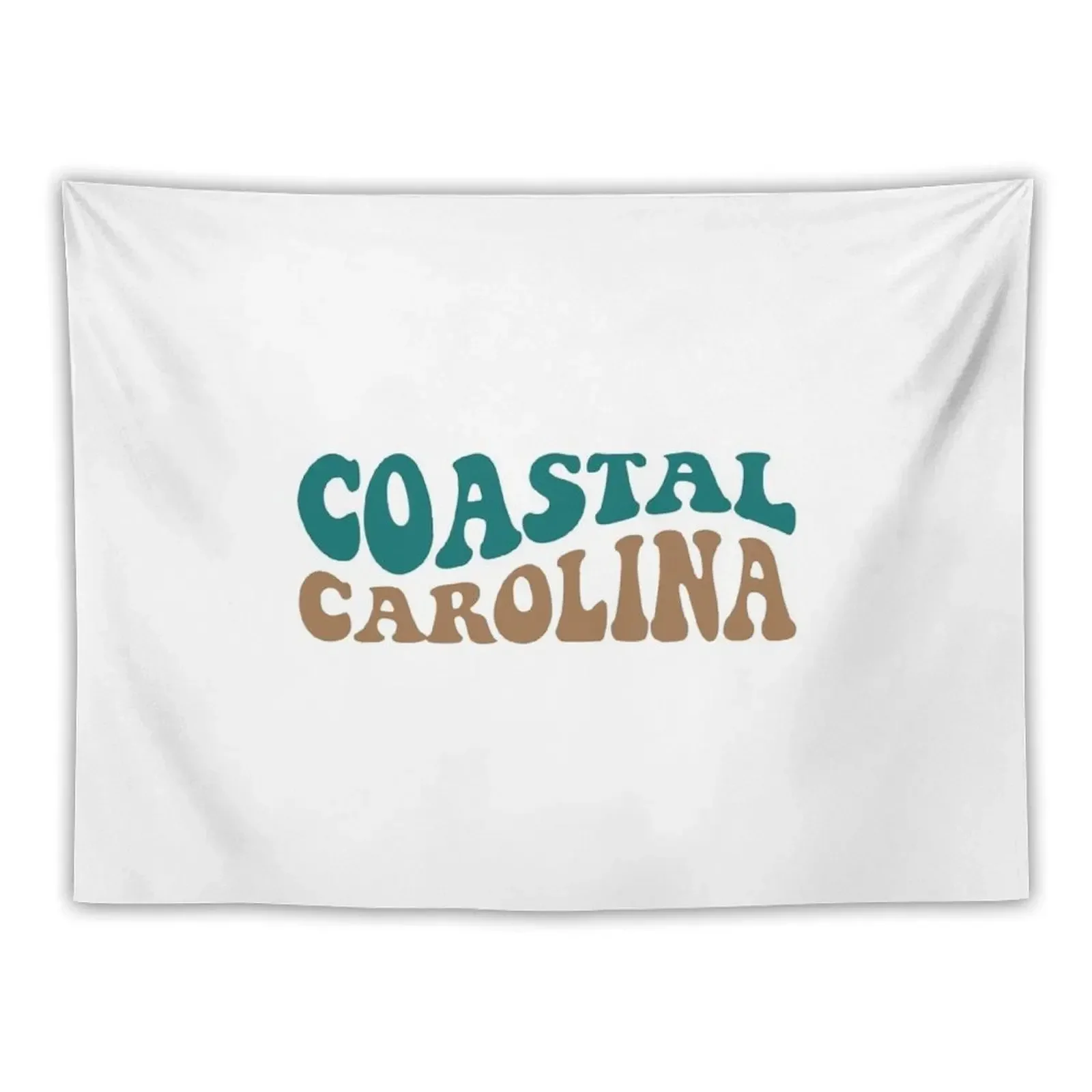 

coastal carolina - groovy warped Font Tapestry Custom Hanging Wall Wall Decorations Decorative Wall Murals Tapestry