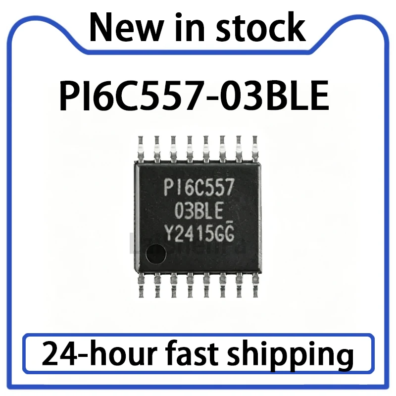 10PCS PI6C557-03BLE PI6C557 Package TSSOP-16 New Clock Generator/frequency Synthesizer Chip Spot