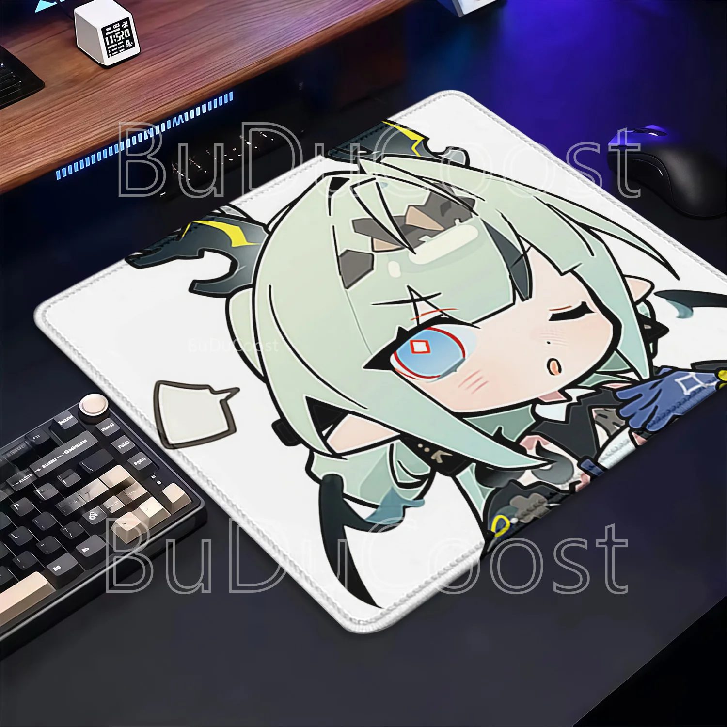 Arknights Endfield Small Size Cute Meme Mouse Pad Gaming Rubber Non-slip Base Mousepad PC Office Anime Girl HD Printing Desk Mat