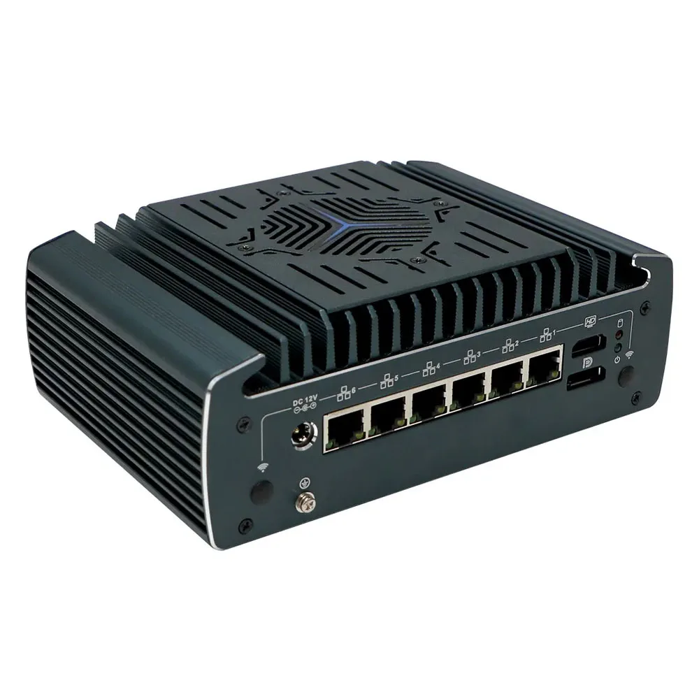 Imagem -04 - Micro Firewall Appliance Intel Core i5 1235u i7 1255u Roteador Macio 6x2.5 Ghz I226-v Lan Mini pc Ram Ddr4 Hdmi2.1 Dp1.4a Opnsense