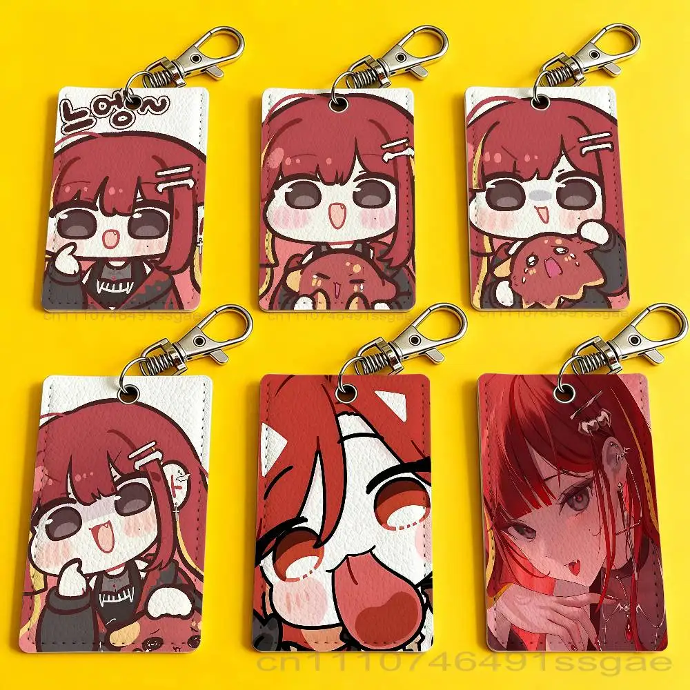 

Cute A-Akane L-Lize Singer Card Holder Men And Womenn Universal Antirust Keychain Learther Access Drop Key Tag Ring