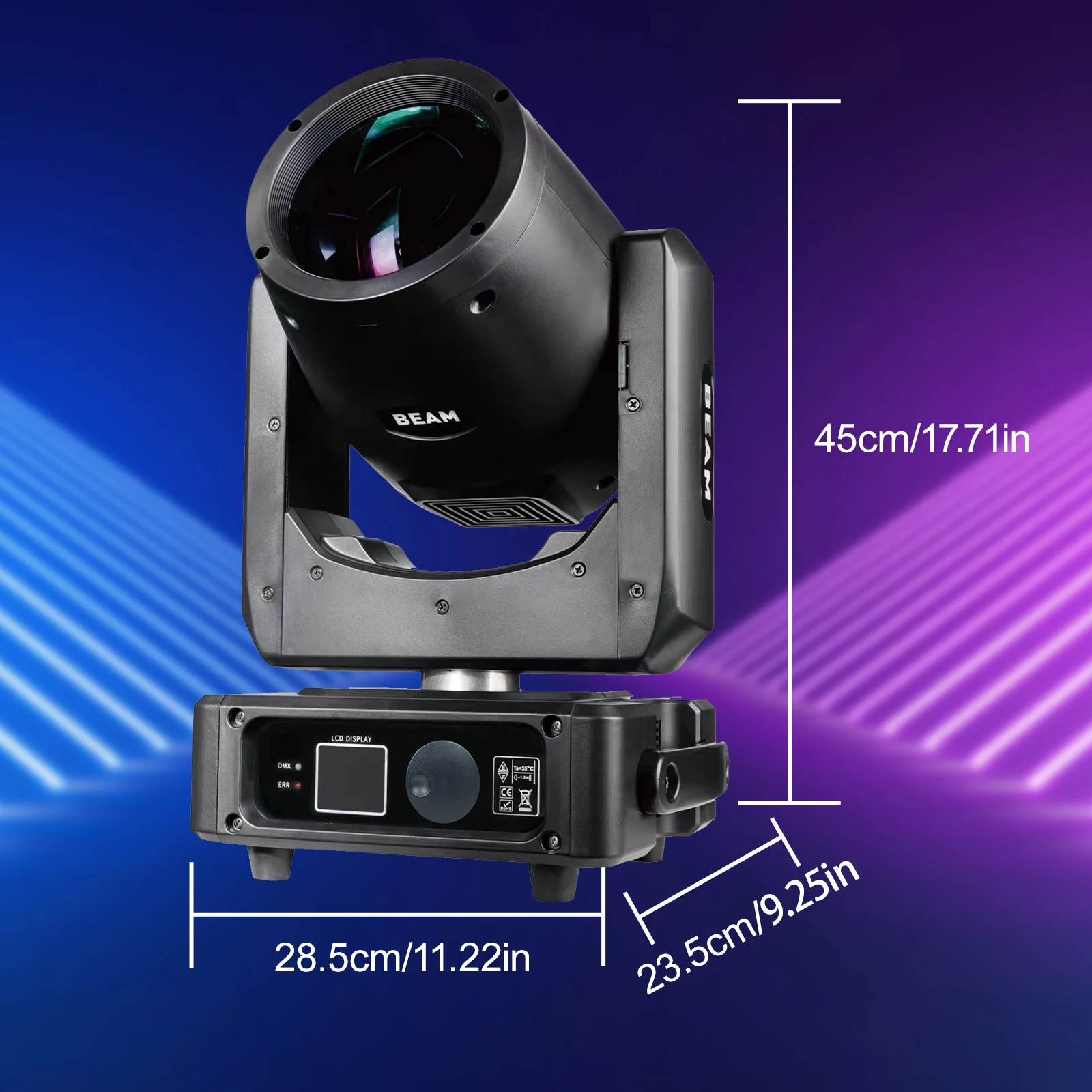 Mini Ampoules Sharpy à Tête Mobile, 250W, 8r, pour Décoration de Scène, Spectacle de Mode, ixde Mariage, Festival de Musique, Éclairage d'Cyclination