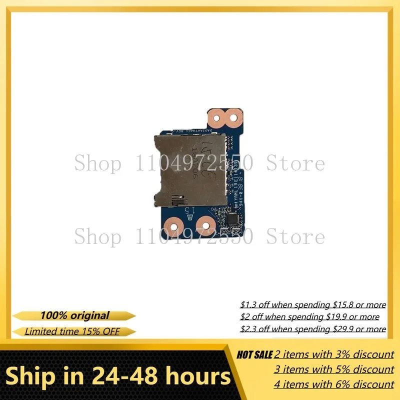 Para HP OMEN Obelisk 3 PRO 15-CE TPN-Q194 Placa lectora de tarjetas Adaptador de ranura para tarjeta SD para PC