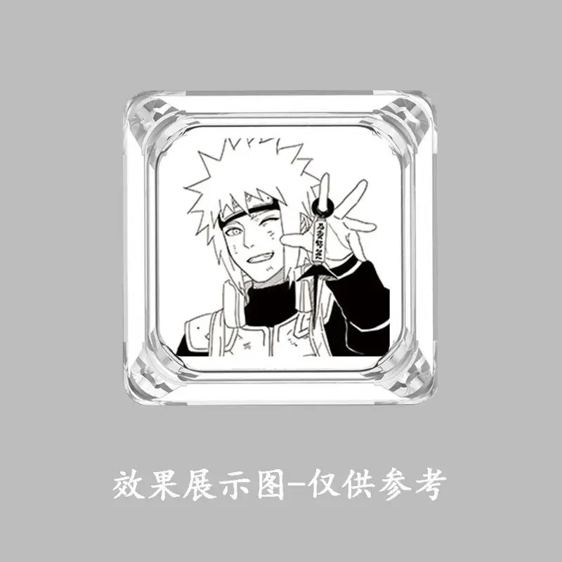 Naruto Sasuke Uchiha & Itachi Uchiha Anime Zwei-Dimensionale Kreuzachsen-Tastenkappen Cartoon-Muster Leuchtende Tastatur-Dekoration – Detail 7