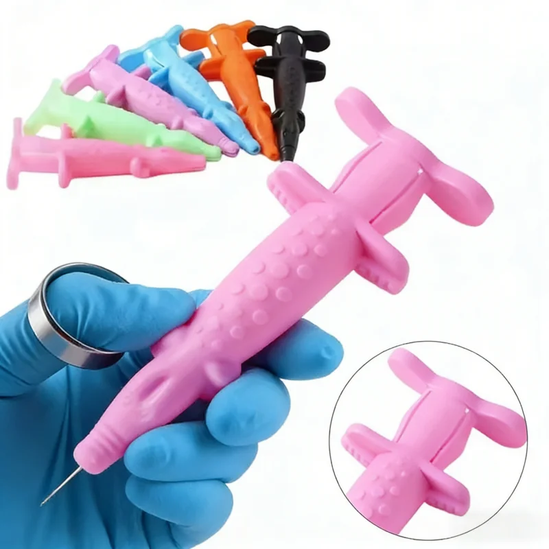 2pcs/bag Dental Syringe Protective Sleeve Reusable Syringe Sleeve Surgical Instrument Needle Protective Sleeve Dental Tools