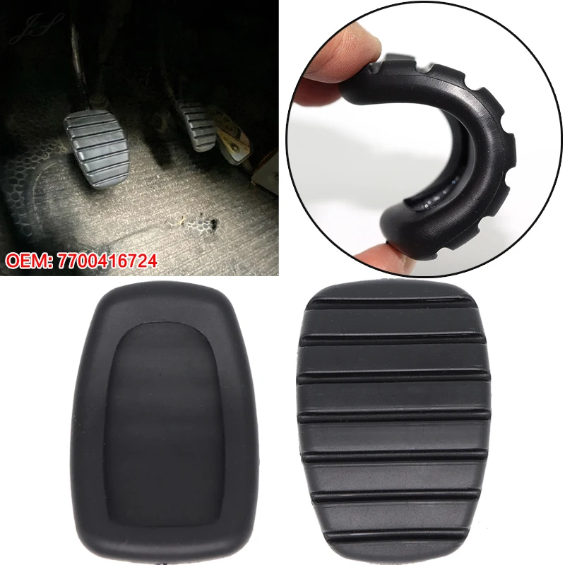 2X cubierta de almohadilla de Pedal de embrague de freno de goma para Renault Master Nissan NV400 Vauxhall Movano 2010 - 2020 Megane 2 3 Modus 2004-20