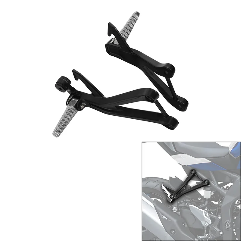 

Motorcycle Rear Passenger Foot Pegs Bracket Set For Kawasaki Ninja ZX-25R 2020-2024 ZX-4RR ZX-4R 2023-2024