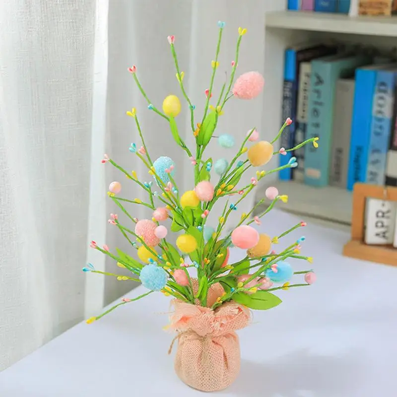 Easter Decorations Tree Simulated Berry Egg Tree Decoration Decorative Home Decor Table Tree For Home Party Wedding Holiday