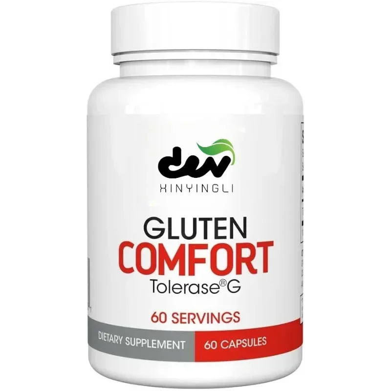 

Advanced Digestive Enzyme Complex - Gluten & Protein Breakdown Support for Optimal Gut Health - 60 Capsules