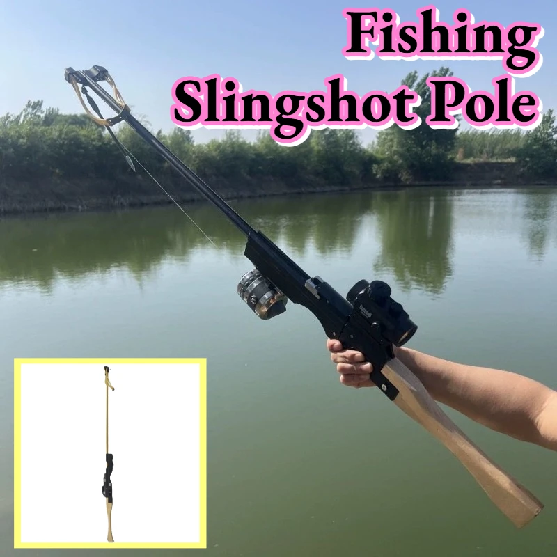 

Outdoors Durable Portable Fishing Slingshot Multifunctional Lightweight Fish Harpoon Fishing Pole Set Tackle Tools Supplies