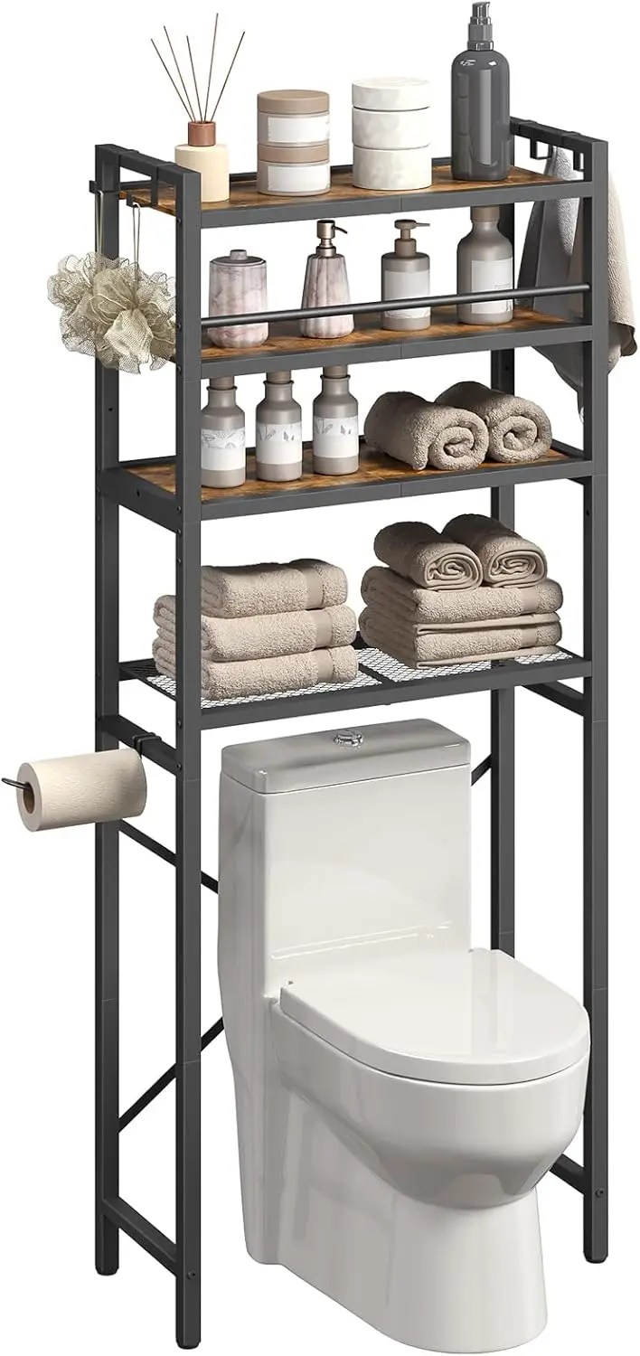 

Over The Toilet Storage Rack, 4-Tier Freestanding Bathroom Organizer Above Toilet, Toilet Shelf with