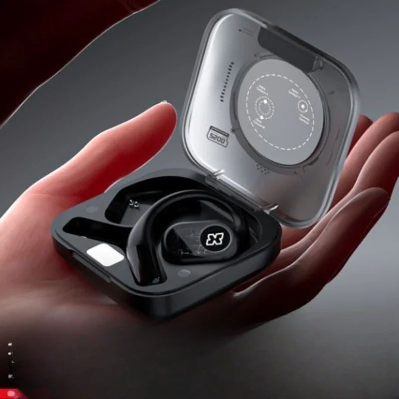 Super long battery life calls do not enter the ear and hang the ear running sports earphones